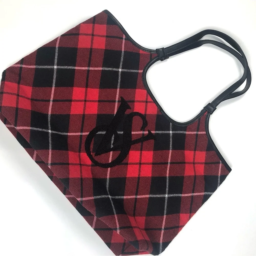 Victoria’s Secret Plaid Tote - Picture 2 of 11